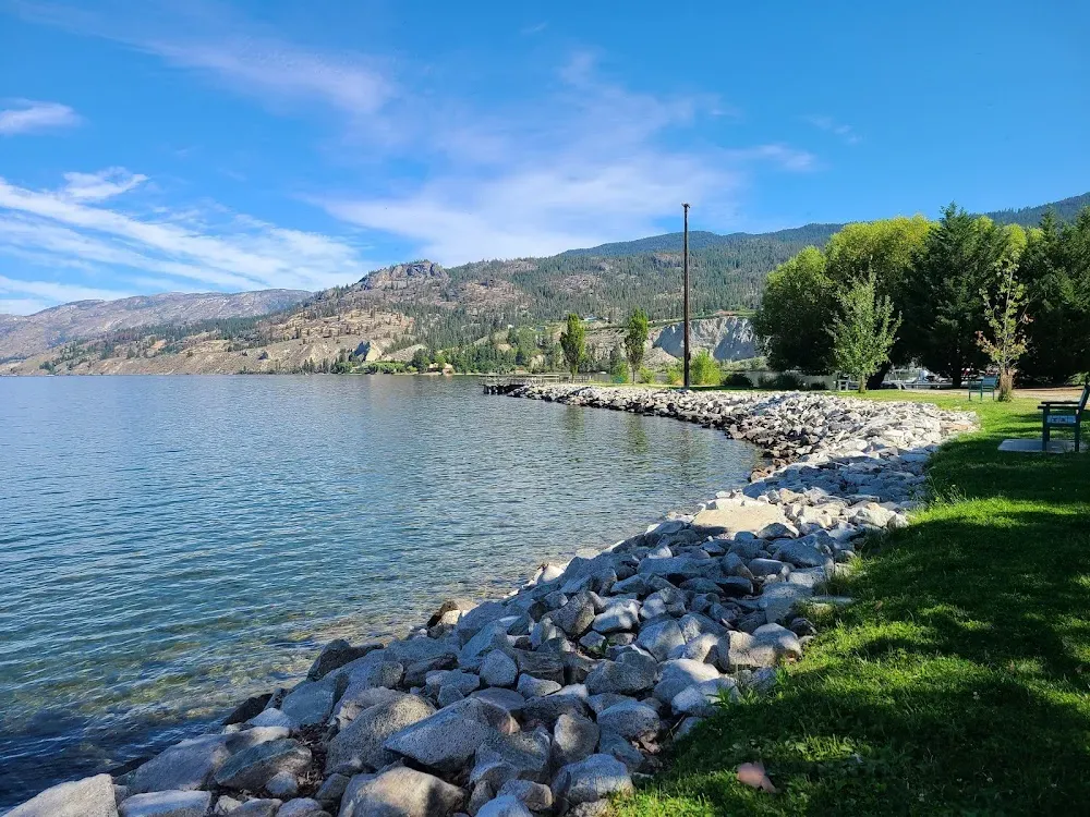 Naramata shoreline on Okanagan Lake